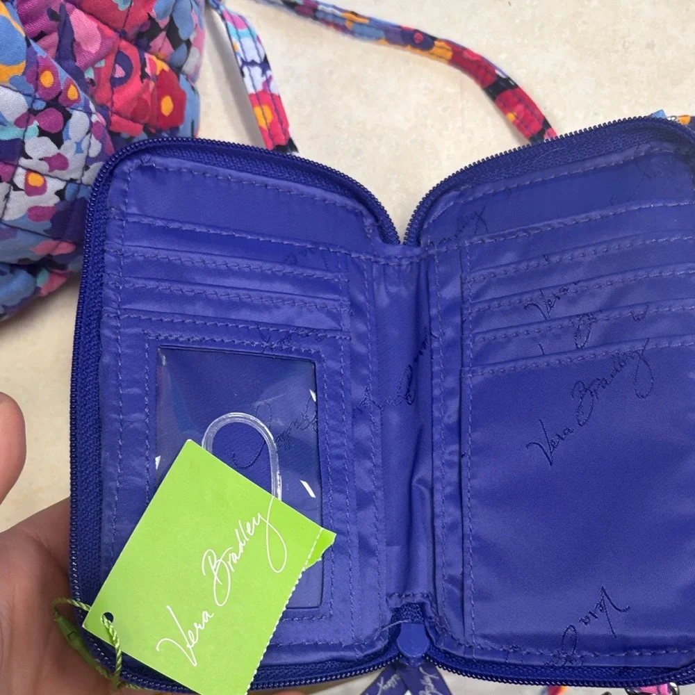 Vera Bradley Colorful Patchwork Tote & wallet - Picture 5 of 12